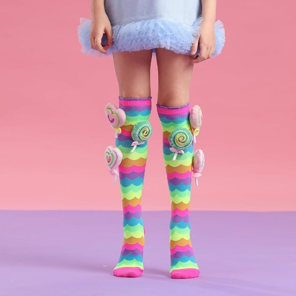 Crazy socks for kids Cute girl socks girls wacky Funky Stretch Mid to High Novel - Picture 2 of 12